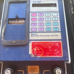 digital back-flow preventer test kit