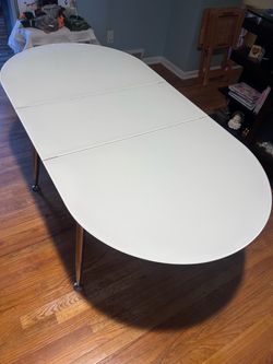 Kitchen glass table