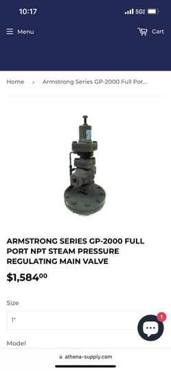 Armstrong Pressure reducing Valve 