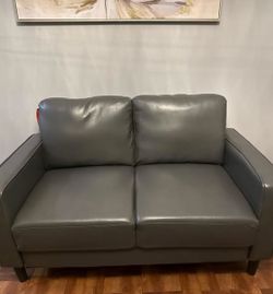 GREY LOVESEAT - SOFA GRIS