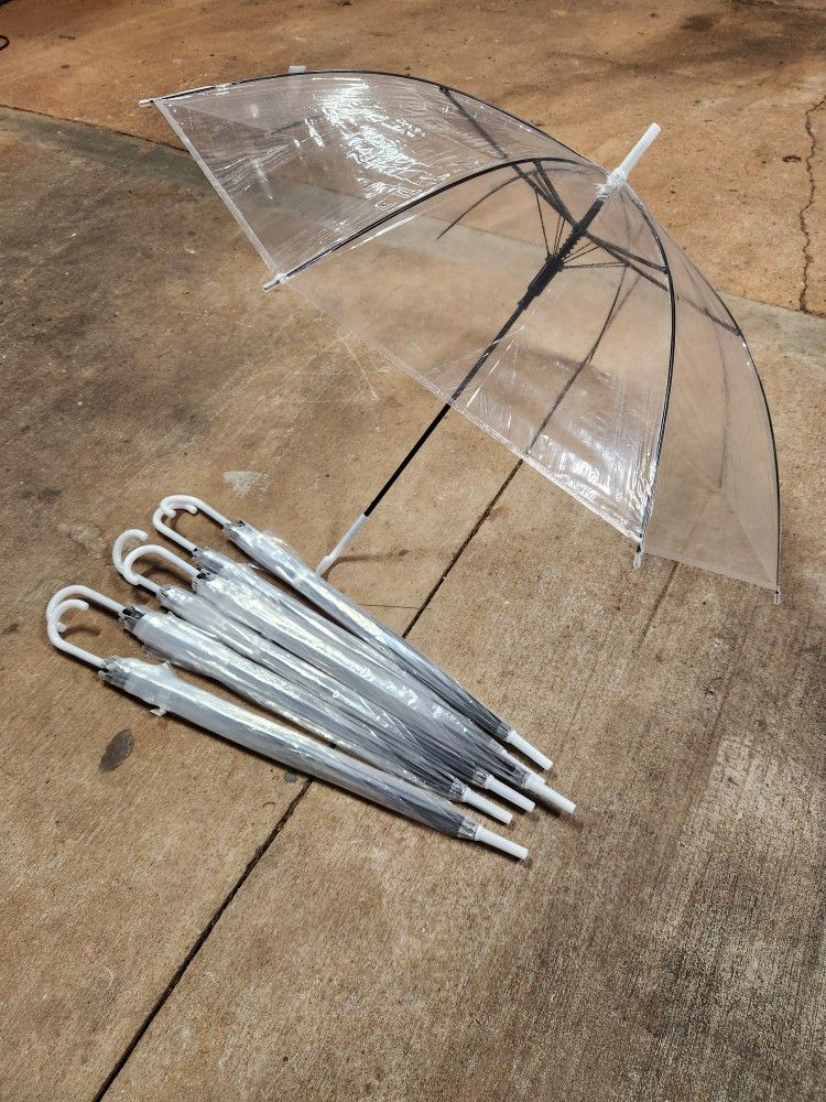 Clear Plastic Umbrellas