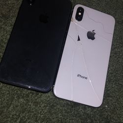 iPhone X The Screens Don’t Work They Need A Replaced Screen And It’ll Work Fine I Have Multiple Phones N Decided Not To Fix It Asking For 75$ Obo