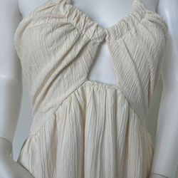 Brandnew summer cream dress size small
