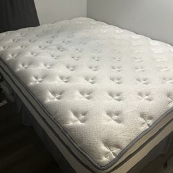 Free Queen Bed 14 Inches Tall Mattress Very Comfortable 