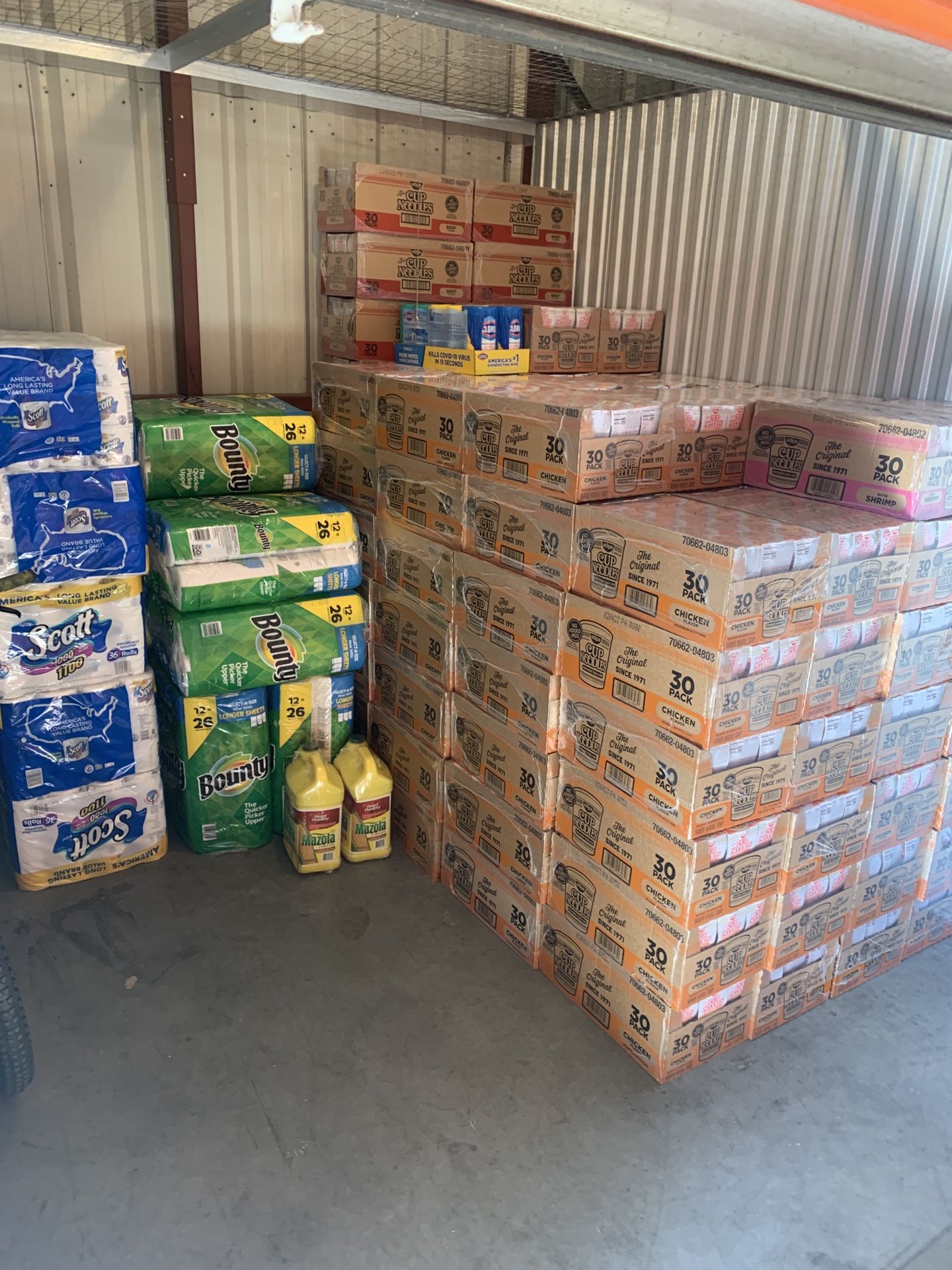 Delivered Home goods(Scott Tissue,Bounty Paper Towels, Etc..)