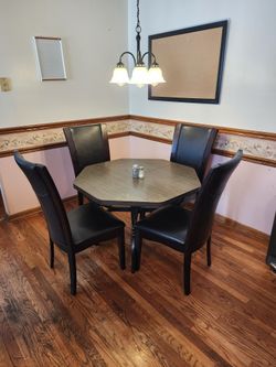 Kitchen Table With 6 Chairs With Leaf