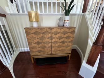 Geometric Patterned Cabinet