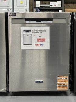 MAYTAG 24 in. 50 dBA Front Control Built-In Tall Tub Dishwasher w/Dual Power Filtration