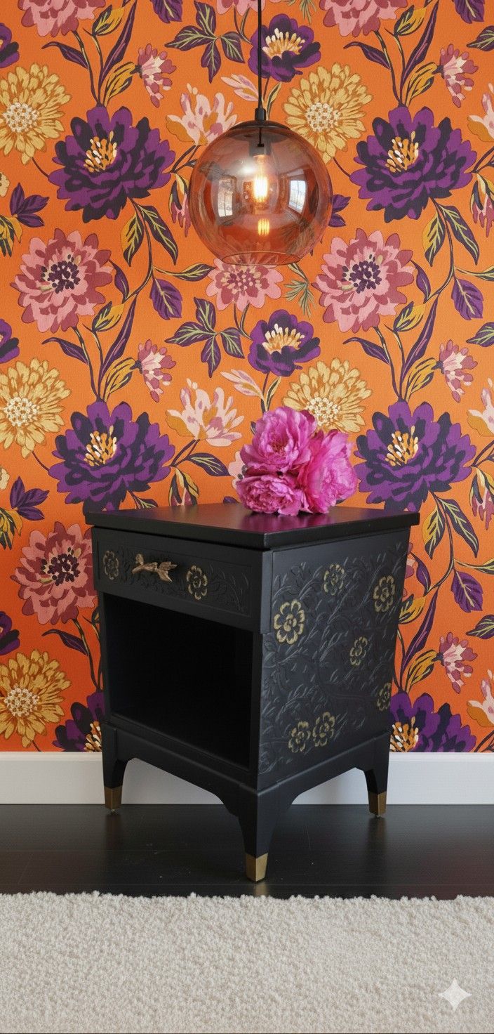 Vintage Bedside Table