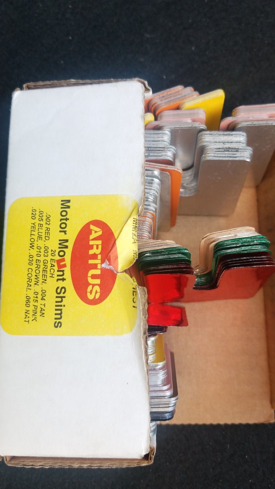 Artus motor mount shims