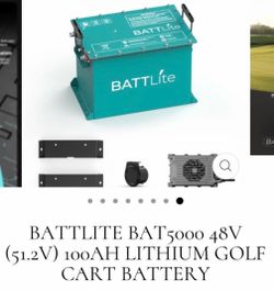 Lithium conversion for golf cart
