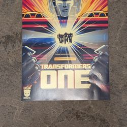 New Optimus Prime Transformers ONE Poster