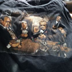 The Mob Shirt. Large Men. Grayish https://offerup.com/redirect/?o=QmxhY2suTWludA== Condition. $15.00 OBO