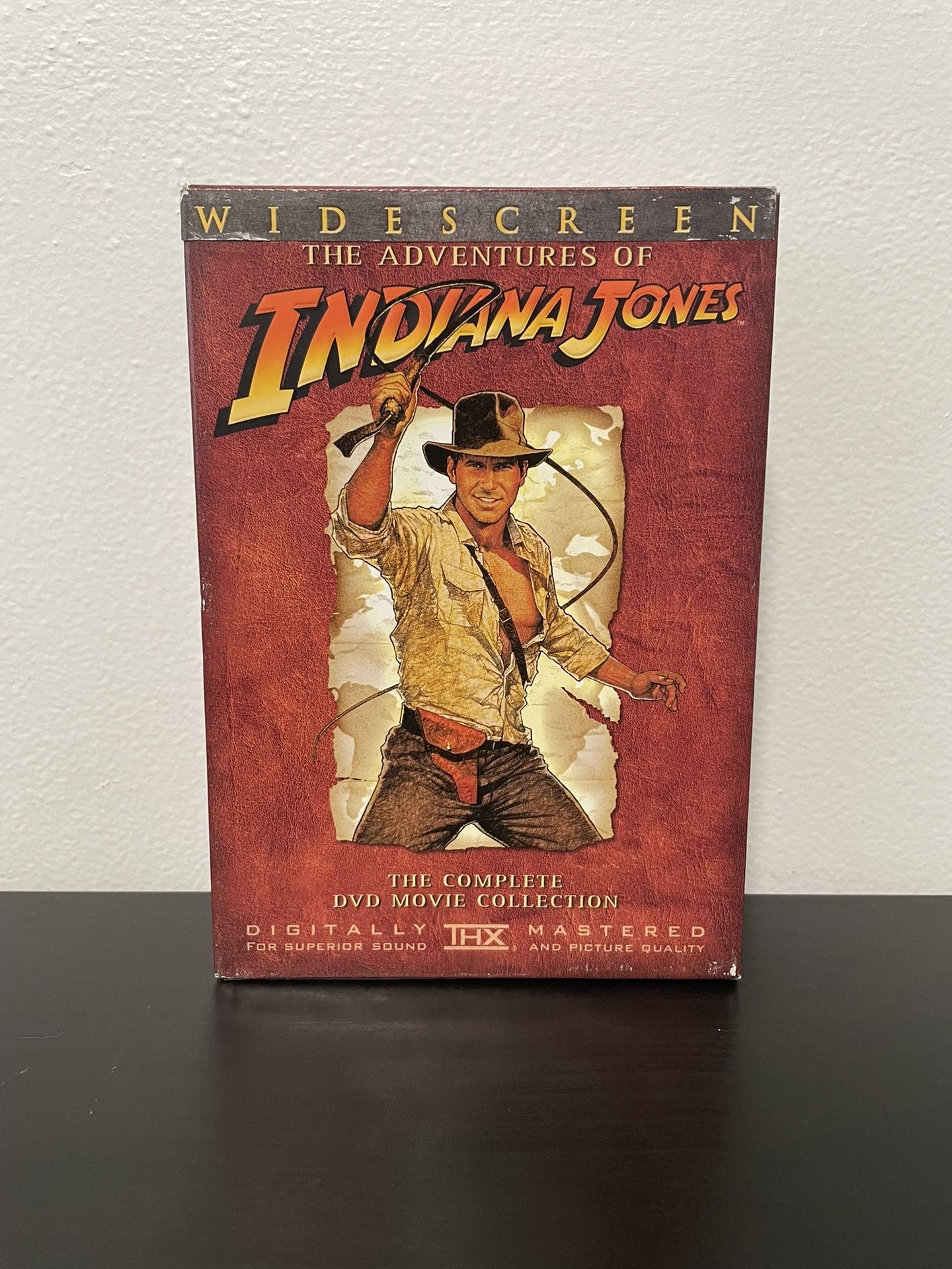 The Adventures Of Indiana Jones Complete DVD Movie Collection Box Set CIB 4 Disc