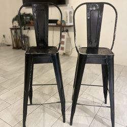 Two barn chairs 3ft 8 inches 