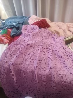 Purple Lace dress