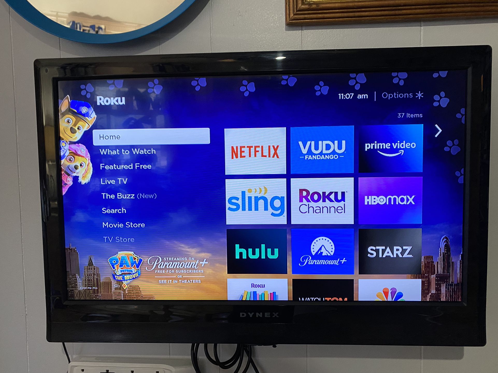 TV(Dynex)36inches (not a Smart TV), Roku Streaming Stick, Sony DVD Player (all have Remote Controls)
