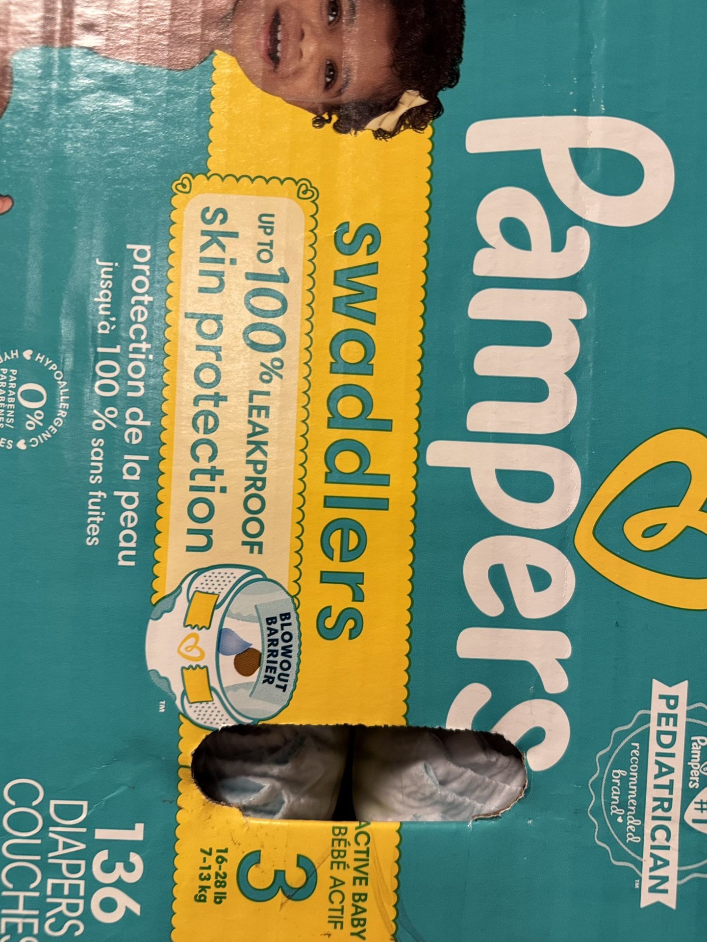 Pampers Size 3 Count 136