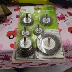 Wheel And Cup Brush Set