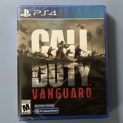 Call of Duty Vanguard For PS4 Free Upgrade To PS5 (new & sealed)
