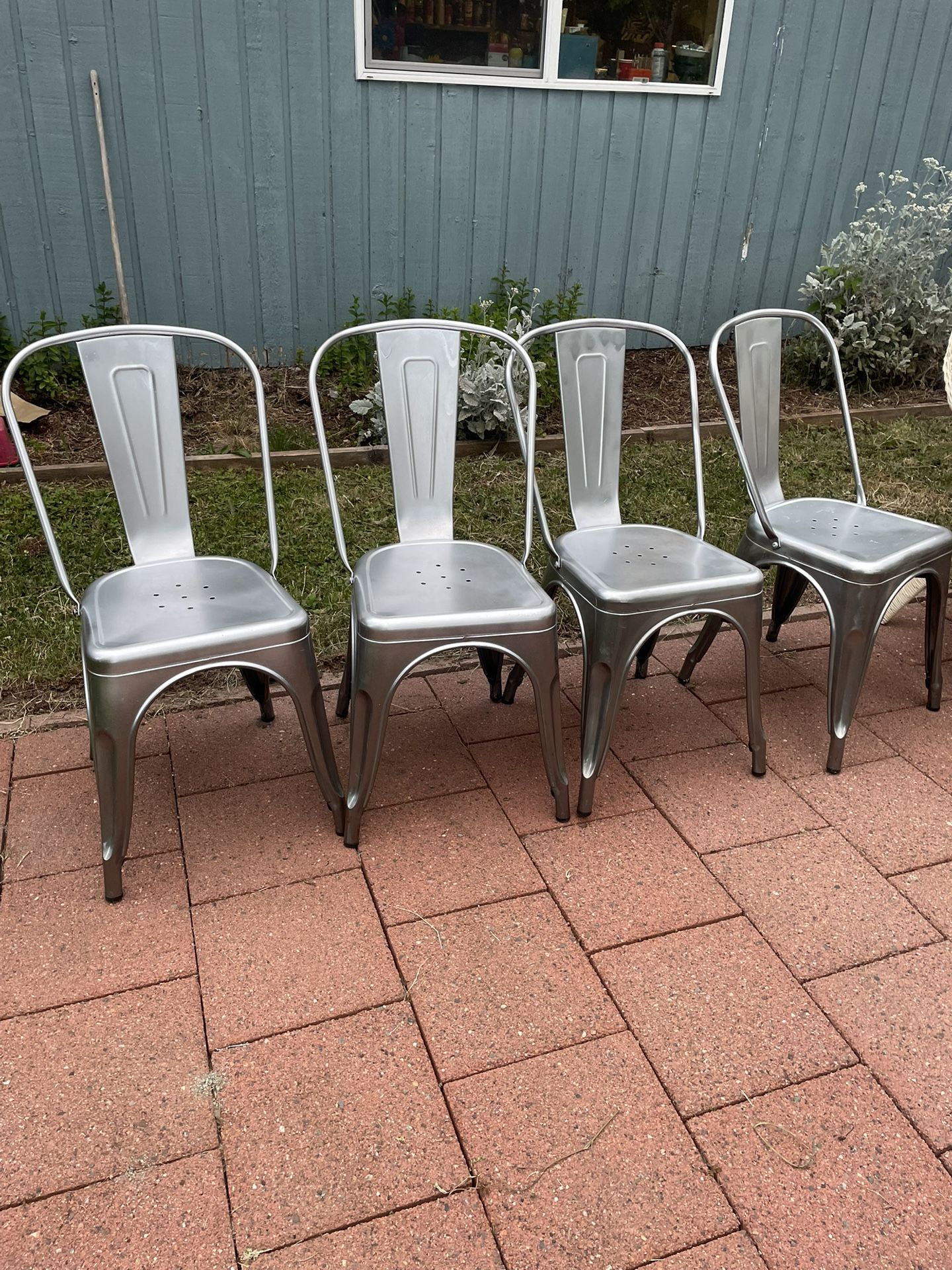 Nice Gray Dining Chairs ( Indoor Or Outside