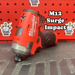 Milwaukee M12 FUEL SURGE 12V Lithium-Ion Brushless Cordless 1/4 in. Hex Impact Driver (Tool-Only)