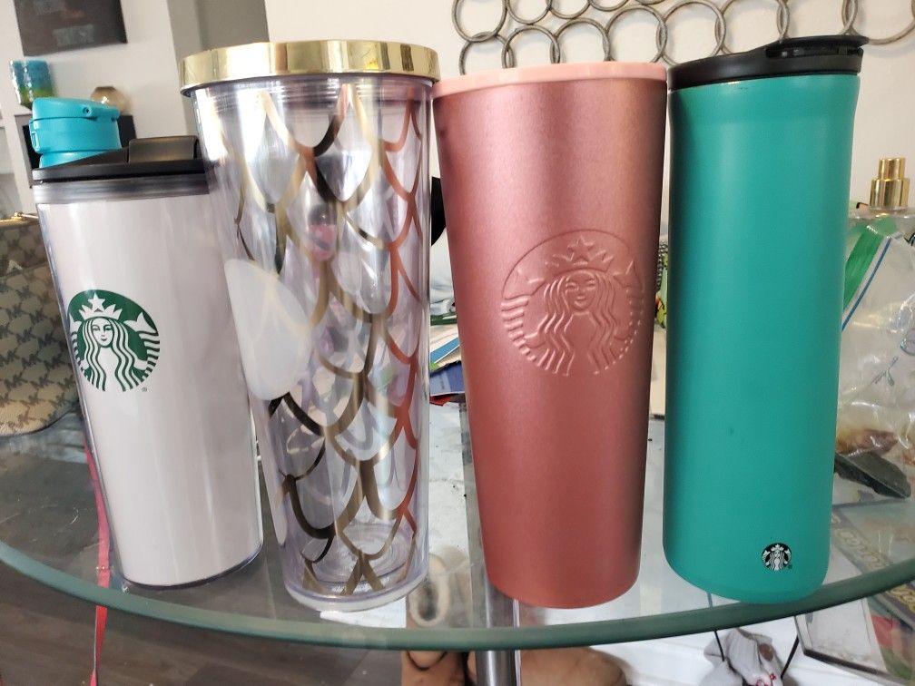 Starbucks Tumblers, Cups .60 Takes All
