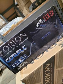 New!! Orion COBALT ELITE 1200 RMS 1ch Amplifer