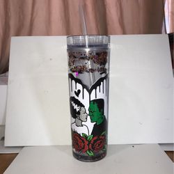 Custom Snow Globe Plastic Cups