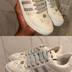 Gucci Crystal GG Low Top Sneakers Size 7