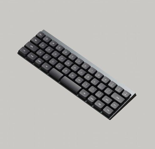 Minimalist Wireless Aluminum Keyboard