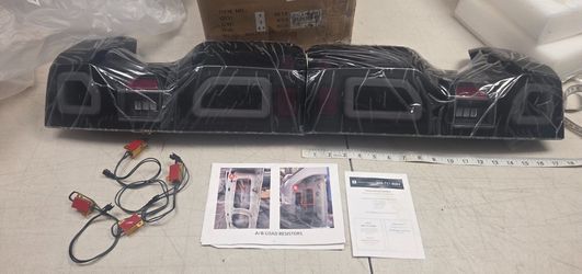 Custom LED Tail Light Assembly Set – Black/Smoked – CTLATL-6061 #1430Q G1