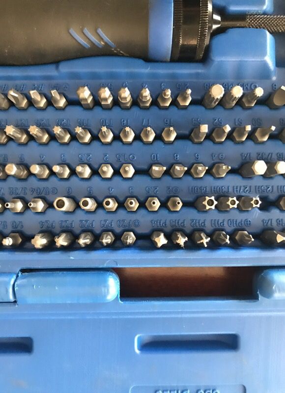 Cornwell CBSD122S 122 Piece Ratcheting Screwdriver Bit Set for Sale in Forney, TX OfferUp