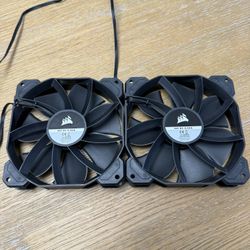 2 Pack Corsair High Airflow 120mm Fans