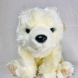 8" 2000 TY Baby Iceberg Polar Bear Cuddly Polar Bear Cub Plush