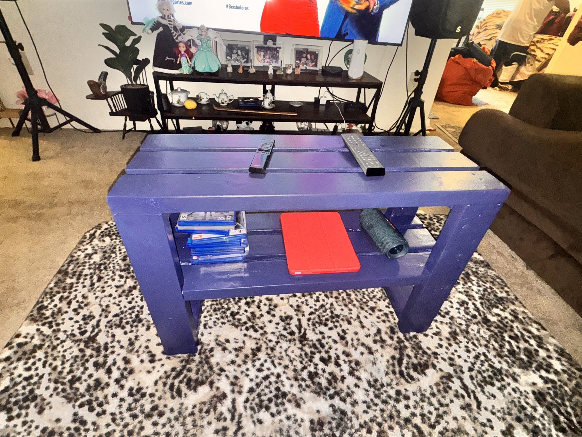 Handmade Wooden Table / Bench – Coffee Table, Shoe Rack, or Display Stand