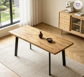 47.2"-63" Expandable Dining Room Table  4-8 People, Walnut,Just table