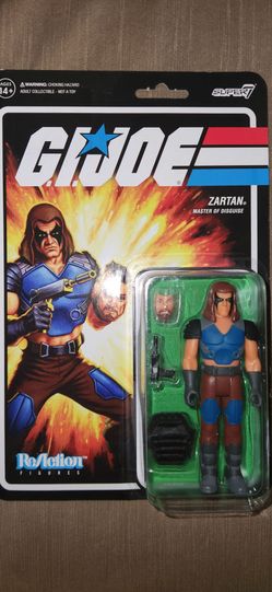 Super7 Reaction GI Joe Cobra Zartan