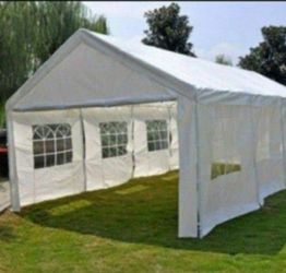 New in Box 12'x20' Canopy party tent with windows Complete Kit

