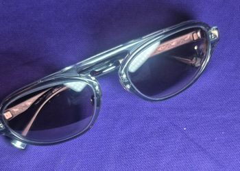 Christian Dior CD Diamond S9U F0C0 Shiny Silver / Gray Rx sunglasses 58-13-145