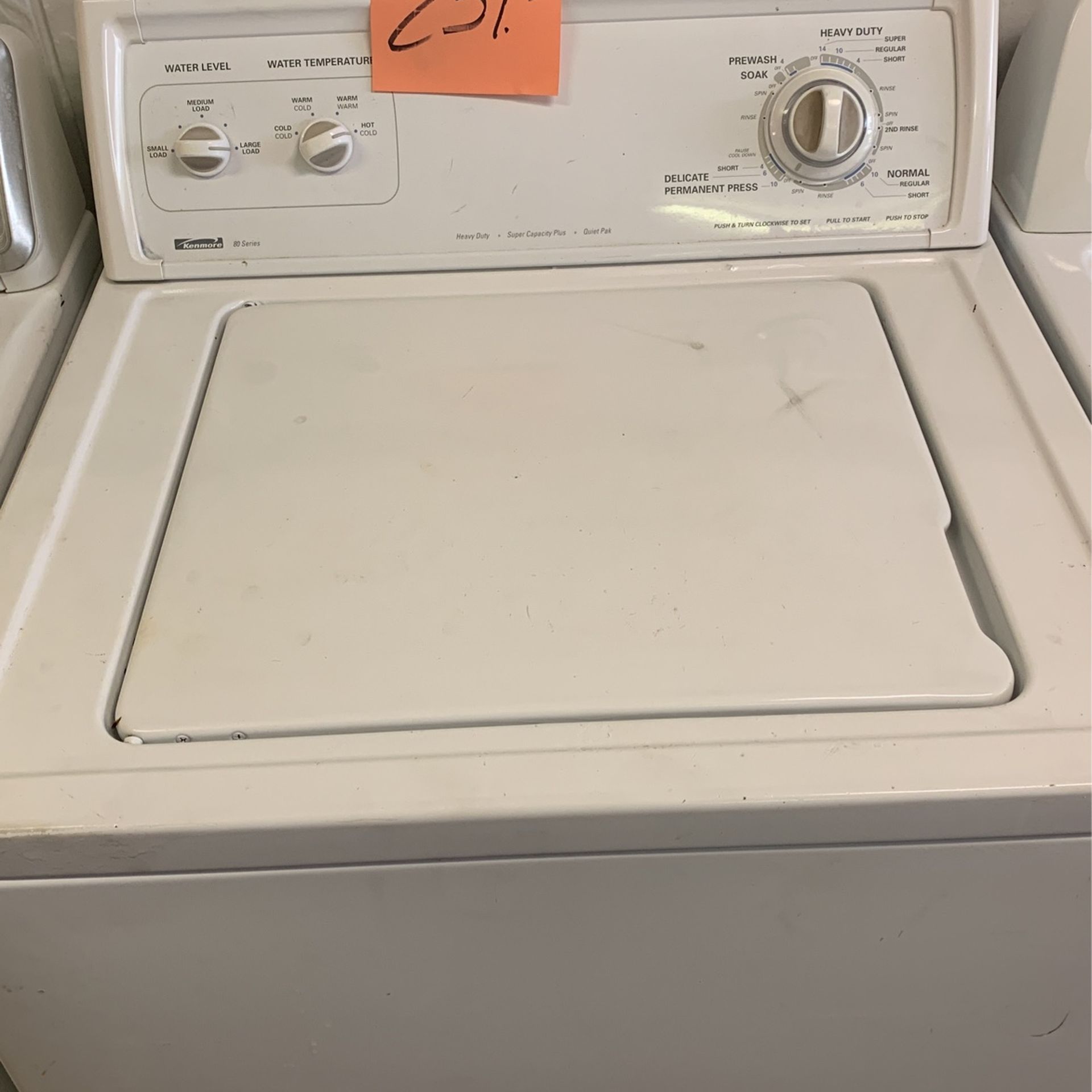Kenmore Washing Machine Washer White Super Size Excellent ..