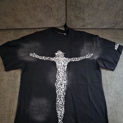 Hellstar Jesus QR-code  T-Shirt Size Small Men's