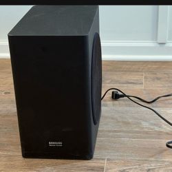 Subwoofer And Sound Bar 