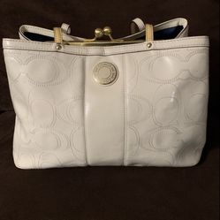 OEM COACH OFF WHITE PURSE