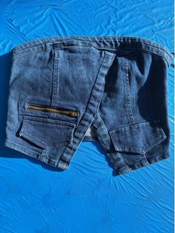 Jean tube top