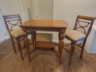 Antique British Pub Style table and Chairs