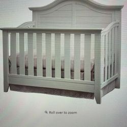 Baby Crib, White