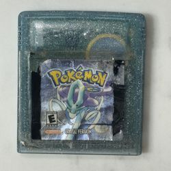 *Pokemon Crystal Version* W/ New Battery Authentic Gameboy GAME