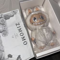 Popmart the Monsters Labubu Zimomo Angel In Clouds + Tote Bag