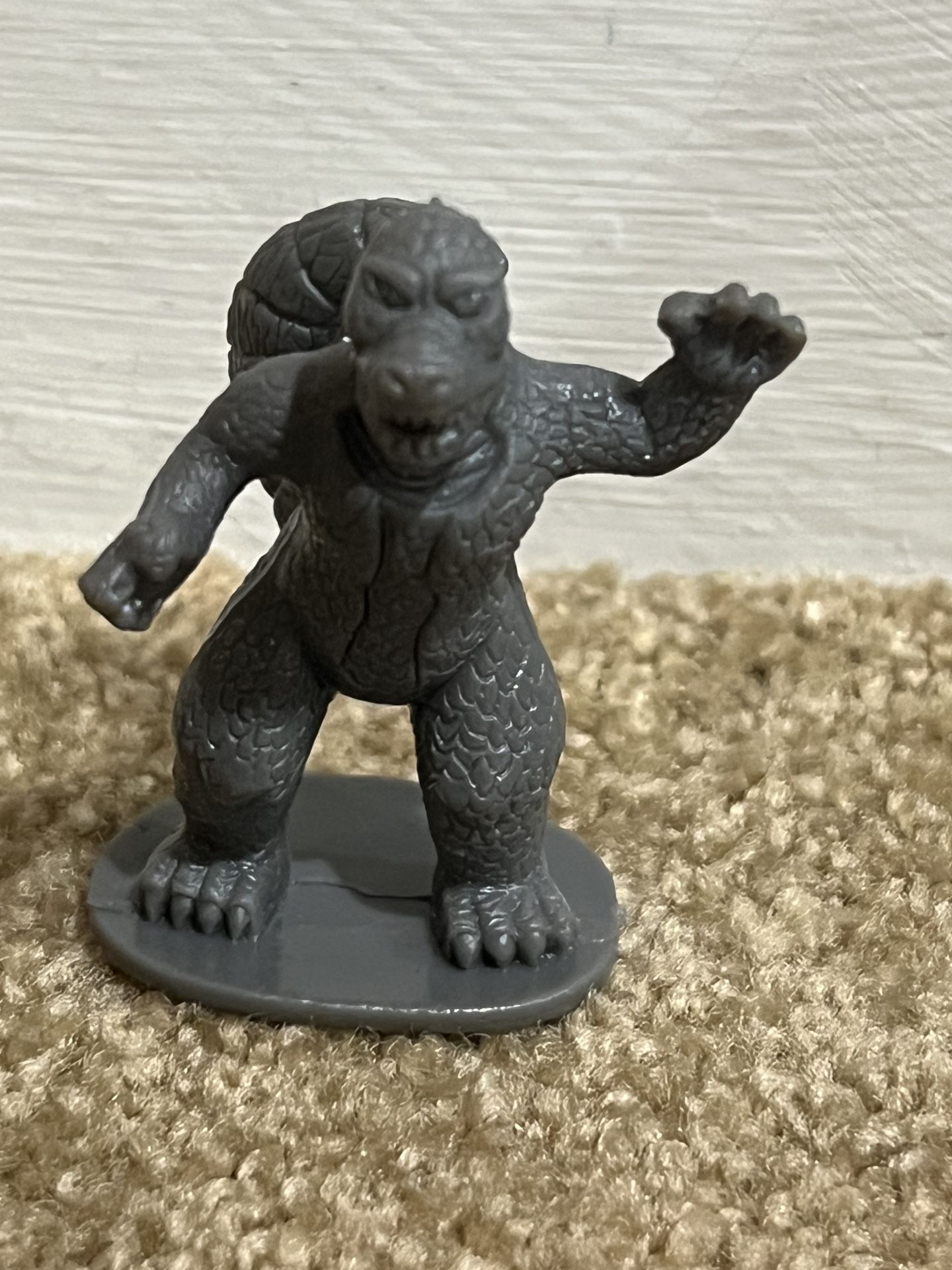 Godzilla Grey Mini Vintage Loose 2.5" plastic Action Figure